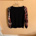 Rag and Bone  Linton Racer Crewneck Sweatshirt W/Tweed Sleeves Photo 3