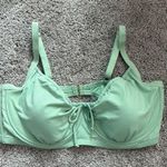 Wild Fable  Shimmery Mint Green Bikini Top. Plus size 18. Photo 0