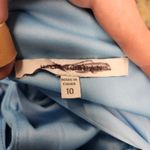 Julia Jordan Twist Halter Midi Cocktail Sheath Dress Sleeveless Blue Size 10 Photo 10