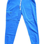 FIGS Women’s Zamora Jogger Scrub Pants Small Blue Medical Nursing Stretch Photo 0