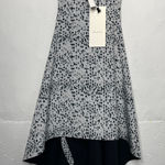 Bec & Bridge NEW  Printed Fit and Flare Blouse Black White Size 8 Photo 0