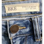 BKE Stella Mid-Rise Jeans Slim Fit Ankle Skinny Distressed Light Wash 25 Photo 1