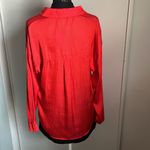 Lush Clothing NWT LUSH Women’s Relaxed Fit Fiery Red Pullover Dressy Henley Blouse Photo 11