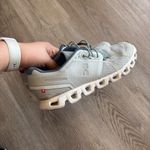 on cloud  5 Running Shoes in color “Surf/Cobble” Photo 4