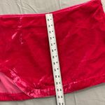 Free People  Velvet Annalise‎ Mini Skirt Womens 10 Pink Phenom Y2K Party Glam NWT Photo 9