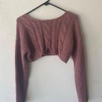 Tic Toc  mauve pink long sleeve sweater. Photo 0