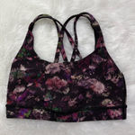 Lululemon floral print energy bra size 4 Photo 0