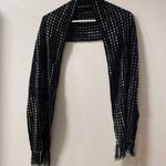 Croft & Barrow dot line black Scarf Photo 0
