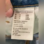 American Eagle  Distressed Mom Boyfriend Dad Baggy Denim Jeans 4 High Rise Photo 12