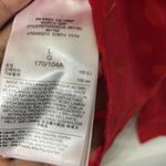 Gap  Fitted Boyfriend Red Button Sheer Shirt(Size Large) Photo 5