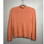 J.Crew  Pointelle Ruffle Mockneck Sweater Sz. S Photo 3