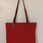 Heidi Taschen Red Merino Felt Shoulder Bag Photo 0