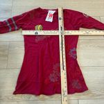 Johnny Was  Women’s Embroidered Southwestern Football Indian Cotton Top Size S Photo 4