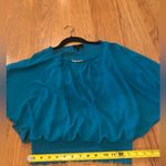 Iz Byer  | Chiffon Boho Blouse | Built-In Cami | Smocked Waist | EUC Photo 7