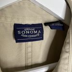 Sonoma Genuine  Jean Co Khaki Cotton Denim Button Dress Size Small Photo 4