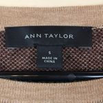 Ann Taylor Women’s Cheetah Print Wool Blend Knit Crew Neck Long Sleeve Sweater Photo 4