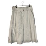 White House | Black Market WHBM Pleated Faux Wrap Midi Skirt 6 Photo 3