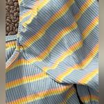 Cider  Stripe Knot Front Crop‎ Top Size  Summer Festival  Women's Pastel XL NWT Photo 5