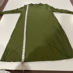 J.Crew ‎ Olive Green Long Sleeve Crewneck Dress with Pockets Size M Photo 8