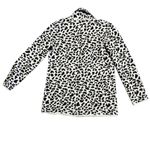 Nation Ltd  Kelly Blazer‎ Leopard Cardigan Sweater Wool Blend Sz Small Thick Knit Photo 1