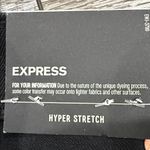 EXPRESS  Black Cropped Skinny Mid Rise Jeans Photo 10