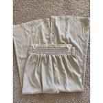 Max Studio  London Beige Tan Wide Leg Elastic Waist Pull On Pants Womens Small Photo 6