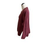 Urban Outfitters  Women Sweater Oversized Pullover Knit burgundy size M Photo 2