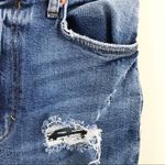 We The Free People High Waist Slim Ripped Stretch Ankle Cropped blue jeans 27 Photo 3