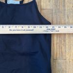 LASLULU Womens Sports Bra Seamless Long Crop Tank Racer Back Spaghetti Strap S Black Photo 5