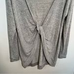 Simply Southern Fur Mama Open Back Top Gray Gold Photo 8
