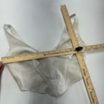 Bardot Top Womens 2 X Small White Bronte Corset Cropped Photo 7