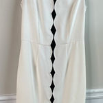 Ava‎ and Aiden white shift dress size 4 career office teacher Black Photo 0