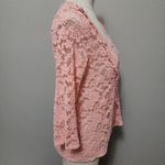 Buckle  Moa Moa peach lace crochet neck blouse size medium Photo 3