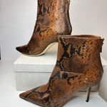 Jimmy Choo Beyla 85 Snake Printed Leather chic fall casual classic stylish Photo 1