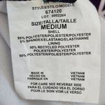 Aqua Green Purple Print Swim Tankini Top Size Medium Purple Floral Tankini Top Photo 5