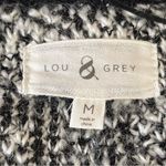 Lou & grey Women’s Snowbound Open Front Mohair Cardigan Size M Black White Photo 8