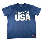 Team USA Large Blue Short Sleeve 2016 Rio de Janeiro Olympics Crew Neck Tee Photo 0