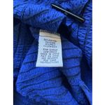 Habitat  Womens XS Blue Oversized Lagom Art To wear Top Toggle Button Asymm Photo 7