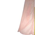 Womens Romper Shorts Size M Maxi Sheer Cape Pink Crochet Sleeveless Junior NWT Photo 3