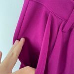 HAPPILY GREY Wide Leg Trouser Pants Womens 9 Pink Purple Pleated Hem Slits NWT Size 8 Photo 6