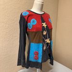 Handmade Boho patchwork Long Sleeve Top Photo 1