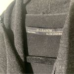 ALLSAINTS  Drina Draped Black Wool Cardigan Size 0 Photo 3