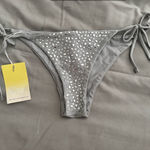 Maaji Smokey Silver Sunning Lowrise Bikini Bottom -NWT Photo 3