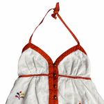 Roxy Y2K Reworked Embroidered Halter Top Size XS Photo 2