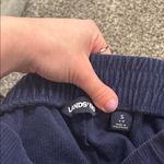 Lands' End  Dark Blue Corduroy Pencil Skirt Photo 1