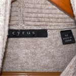Cyrus  Women’s Beige Cowl Neck Long Sleeve‎ Sweater Size Medium Photo 2