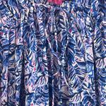 Simply Southern  Kimono Beach Cover Up L XL Floral Pink Tassel Fringe Resort Swim Photo 4