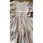 Sea NYC Ida Lavender Floral Puff Sleeve Knee Length Sundress Retro Y2K Style XL Purple Photo 4