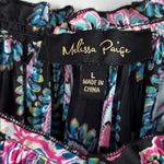 Melissa Paige  size L very boho Black and Pink Paisley Blouse Photo 4