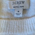 J.Crew  three stripe sweater. Women’s  Small Cream, Tan, Green.  Super Soft Photo 2